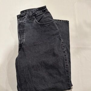 Black Curvy Straight Ankle Jeans